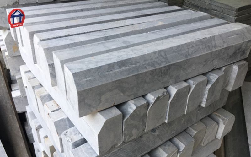 đá granite bó vỉa hè đường phố