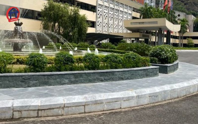 đá granite bó vỉa hè đường phố