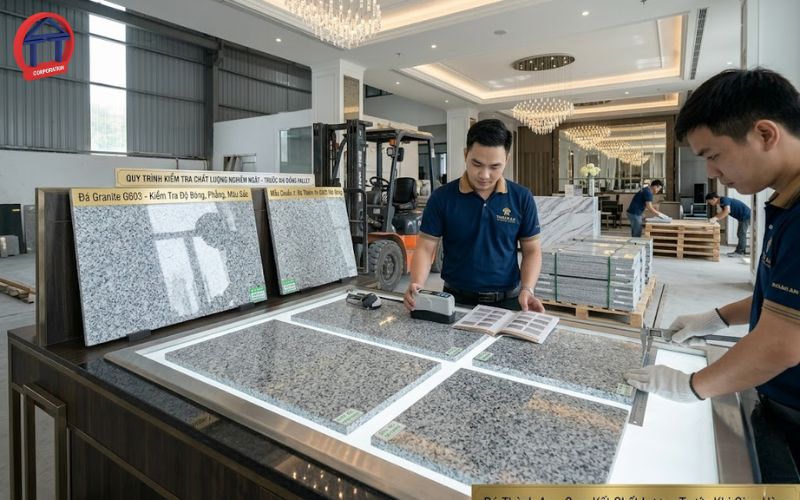 đá granite mài bóng