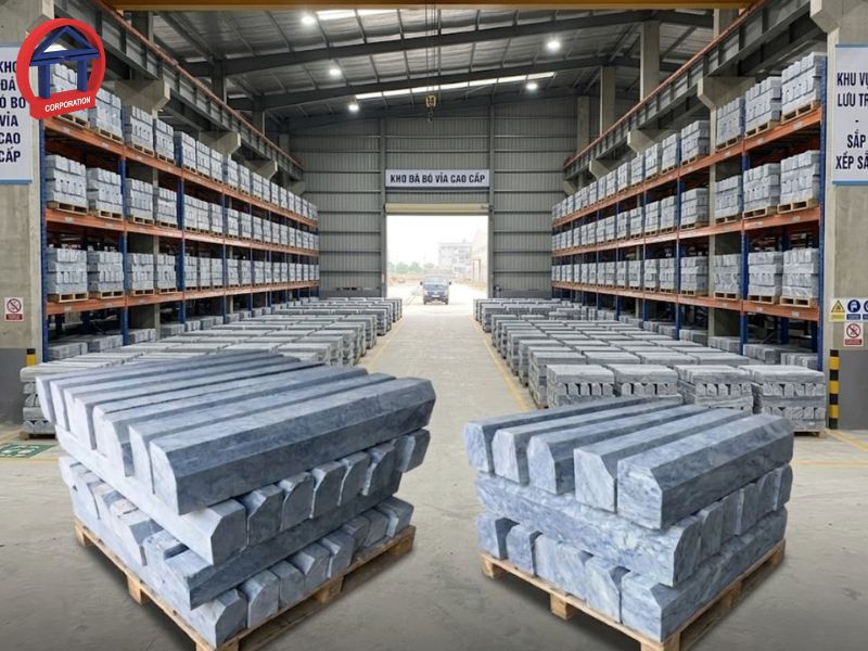 nhà máy sản xuất đá bó vỉa granite