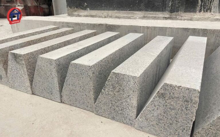 Đá granite bó vỉa hè đô thị bền đẹp cho công trình hiện đại