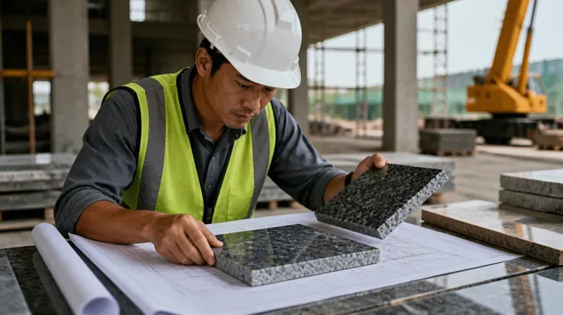 Tư vấn độ dày đá granite cho công trình theo từng hạng mục Vì sao độ dày đá granite cho công trình không nên chọn theo cảm tính?