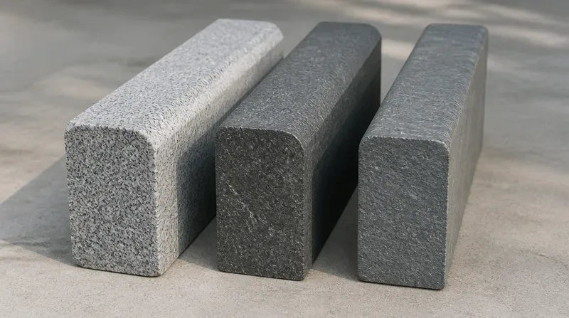 Đá bó vỉa nào chất lượng tốt cho công trình bền đẹp? So sánh đá granite, đá bazan và đá xanh Thanh Hóa