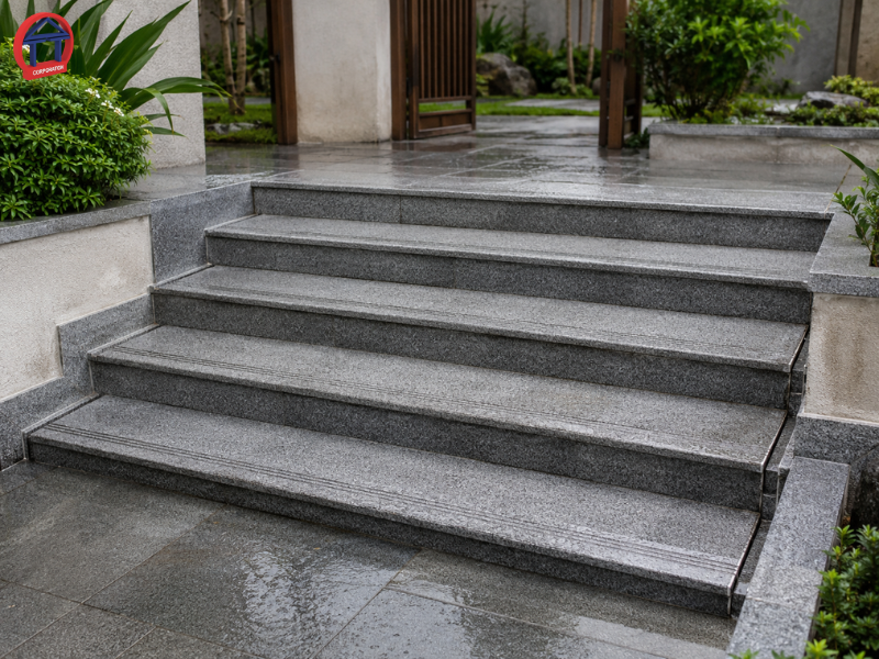 Đá cầu thang chống trơn trượt loại nào tốt, bền và an toàn? Đá cầu thang chống trơn trượt