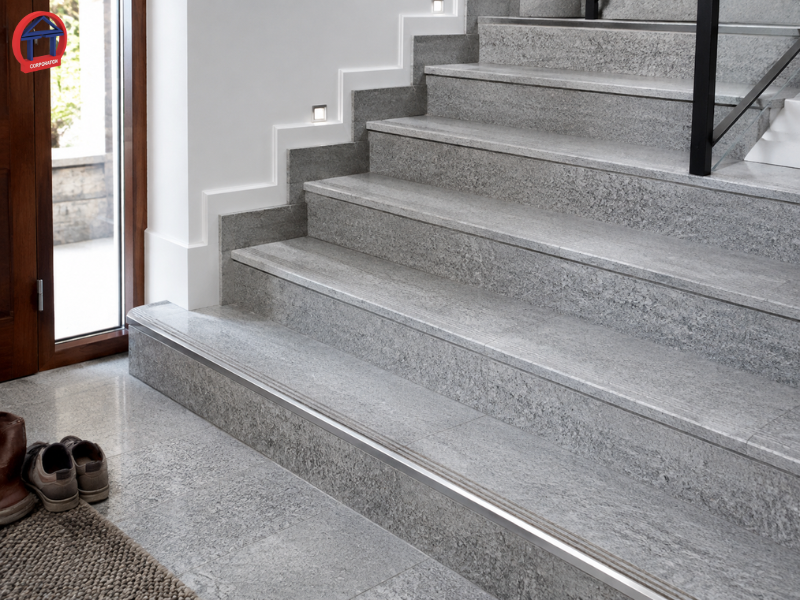 Đá Granite hay Marble ốp cầu thang tốt hơn? So sánh chi tiết Đá Granite hay Marble ốp cầu thang