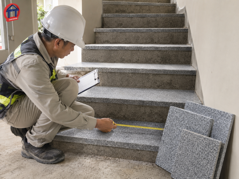 Đá Granite ốp cầu thang đẹp bền sang trọng cho mọi công trình da granite op cau thang 1