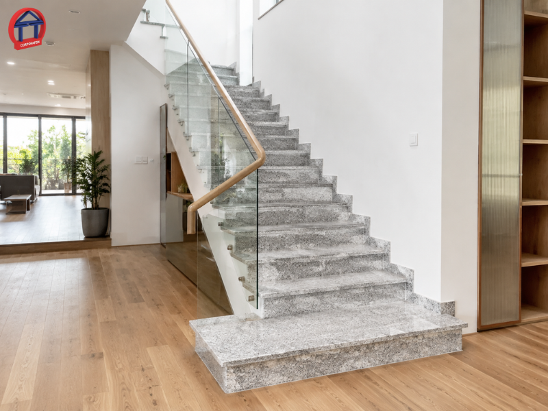 Đá granite ốp cầu thang màu gì đẹp? Cách chọn màu dễ phối và bền lâu da granite op cau thang mau gi dep 3