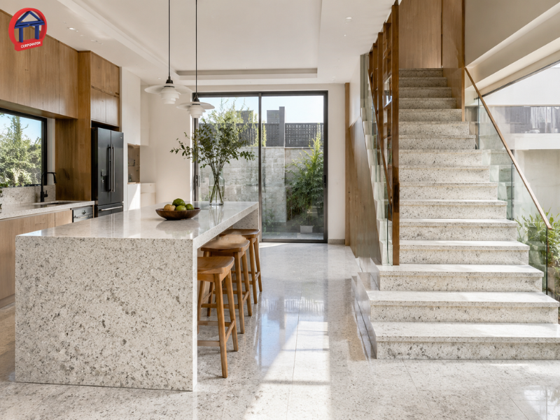 Đá Granite trắng có gì đặc biệt? Các mẫu đẹp và ứng dụng nên biết da granite trang