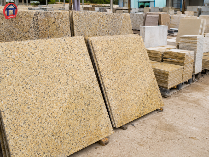 Đá Granite vàng Bình Định đẹp, bền và có đáng chọn không? da granite vang binh dinh