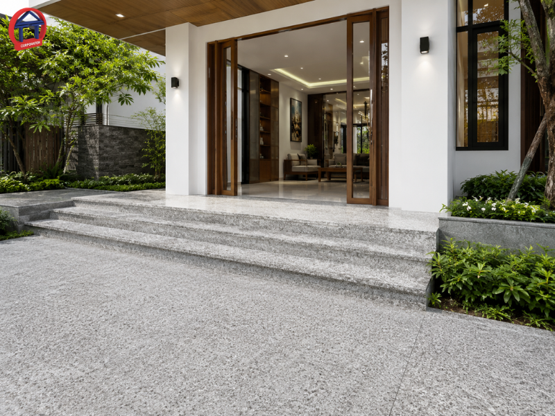 Đá Granite xám đẹp, bền: Mẫu phổ biến, ứng dụng & cách chọn da granite