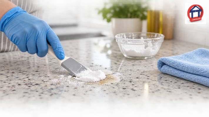 Vệ Sinh Đá Granite Đúng Cách: Tránh Ố Vàng, Trầy Xước Dụng cụ vệ sinh đá granite chuyên dụng