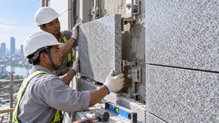 Đá Granite Ốp Tường: Độ Dày Và Cách Thi Công Đúng Chuẩn da granite op tuong2