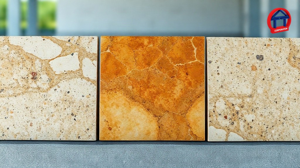 Bảng giá đá granite tham khảo và cách dự toán diện tích, hao hụt Bảng giá đá granite theo bề mặt: ba mẫu cùng màu mài bóng, khò nhám và băm